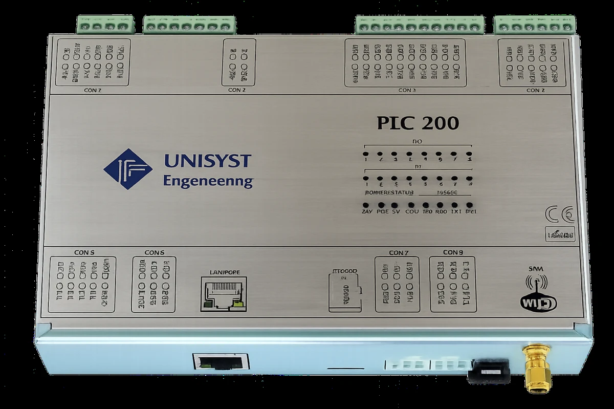 PLC200 индустриален контролер с вградена Web SCADA
